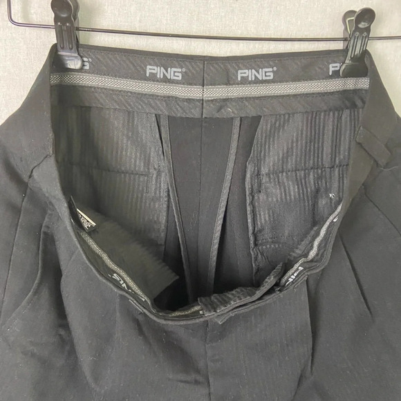 PING  Men Golf Black Trousers Sz 32/34 - Picture 9 of 14